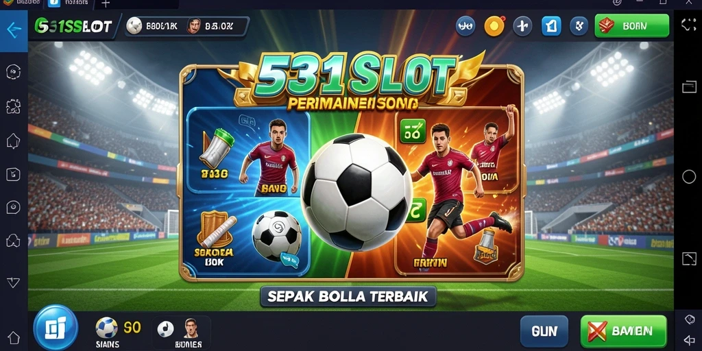 Tampilan gameplay <strong>531SLOT</strong> yang menegangkan dan penuh warna.