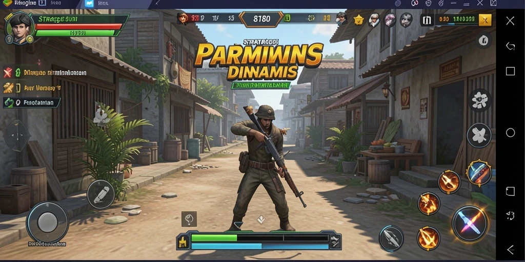 Gameplay 8180 yang penuh tantangan dan strategi.