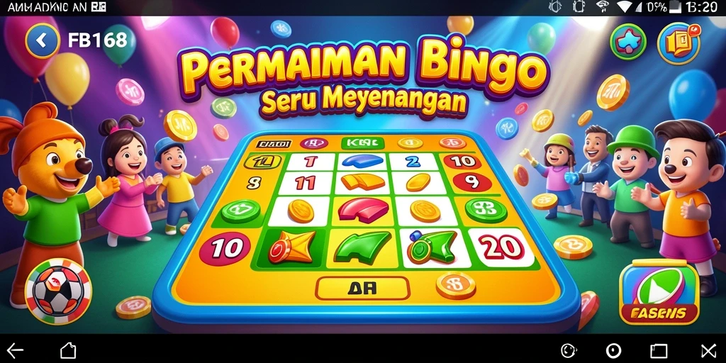 Gameplay Bingo yang interaktif dan menyenangkan di FB168.