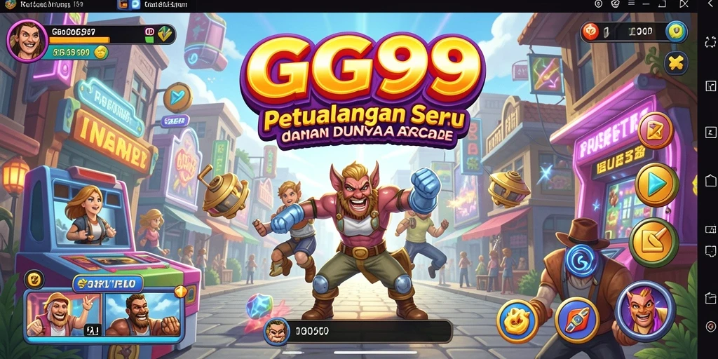 Screenshot GG99 menampilkan aksi intens gameplay Arcade yang mendebarkan.