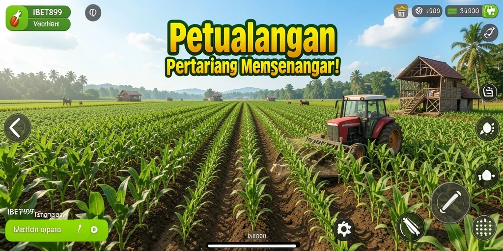 Tampilan menarik dari gameplay Farming di IBET899.