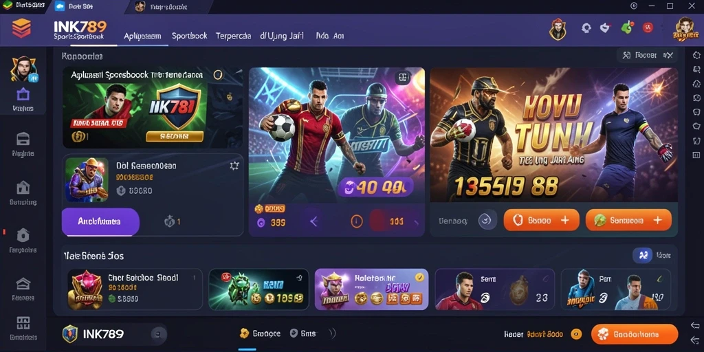 Tampilan gameplay menarik dari aplikasi Sportsbook INK789.