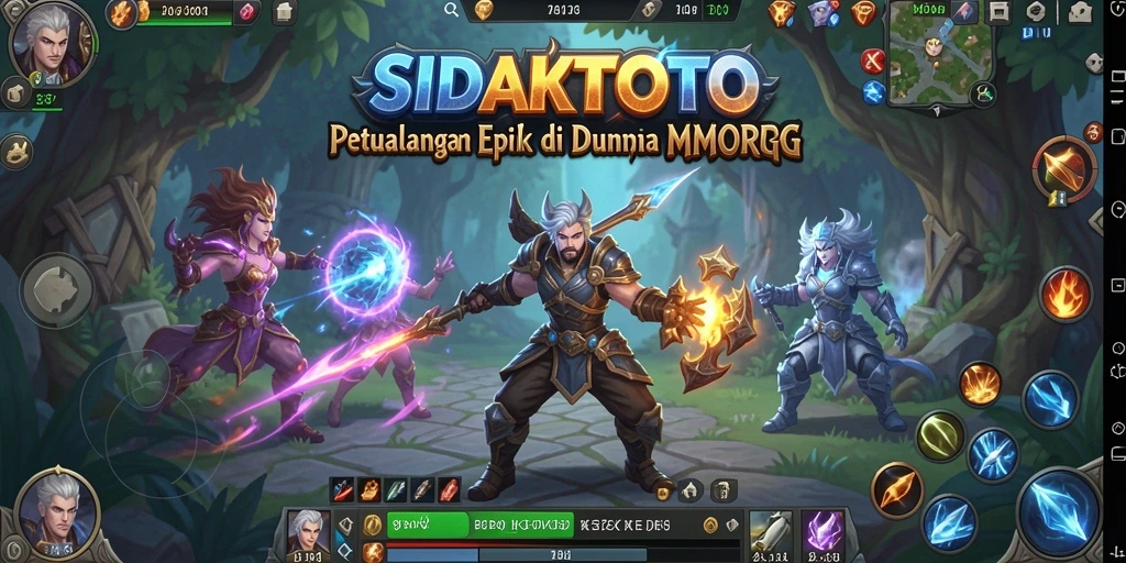 Tampilan gameplay yang mendebarkan dari SIDAKTOTO