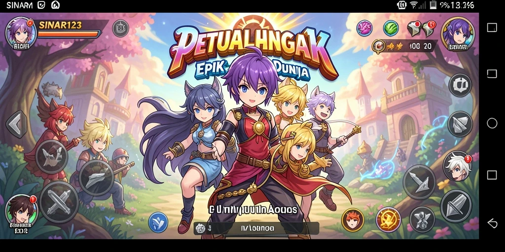 Tampilan gameplay anime yang menakjubkan di SINAR123.