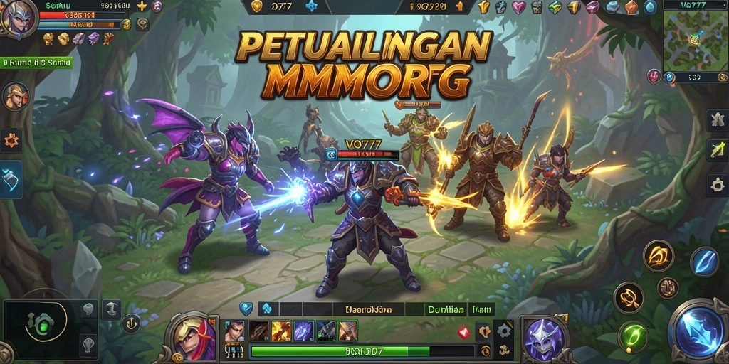 Gameplay seru dengan aksi petualangan di dunia MMORPG VO777.